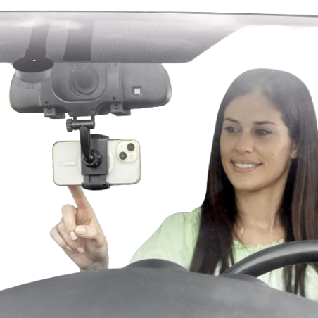 Optimiza tu conducción con el soporte para smartphone para retrovisor
